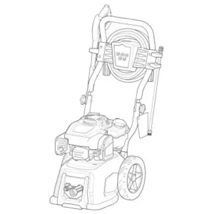 BRIGGS AND STRATTON Pressure Washer Model 020664-01 Image